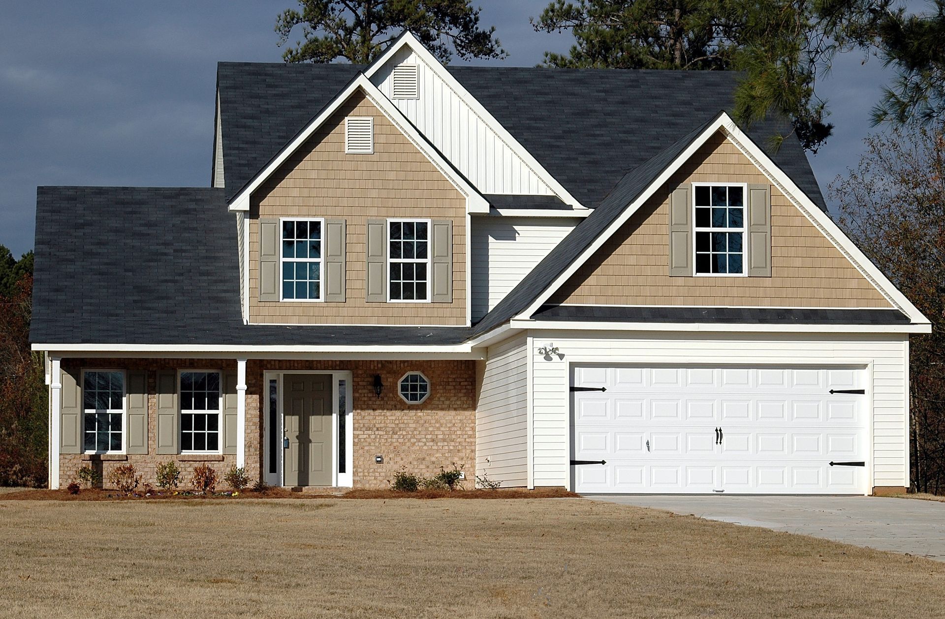 Finished architectural shingle roof